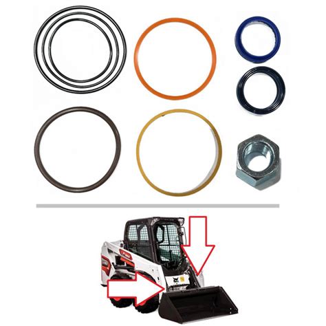 bobcat skid steer tilt cylinder seal|bobcat hydraulic cylinder repair kit.